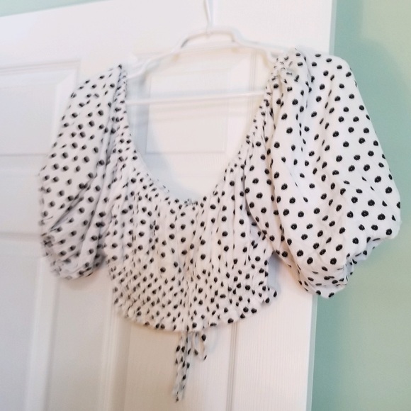 Polka dot crop top - Picture 4 of 4